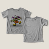 Camiseta para Niños Payaso Divertido Dibujado (デザイン正面&裏面)
