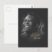 Camiseta Pelé - 1940-2022  ポストカード (正面/裏面)