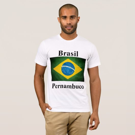 Camiseta Pernambuco Brasil Tシャツ (正面フル)