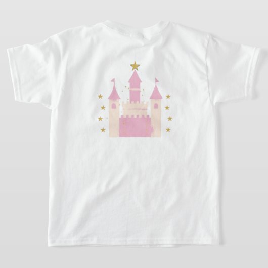 Camiseta Personalizada con Castillo Tシャツ (レイダウン裏面)