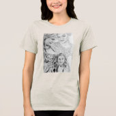 Camiseta Pertencimento (com desenho autoral) トライブレンドＴシャツ (正面)
