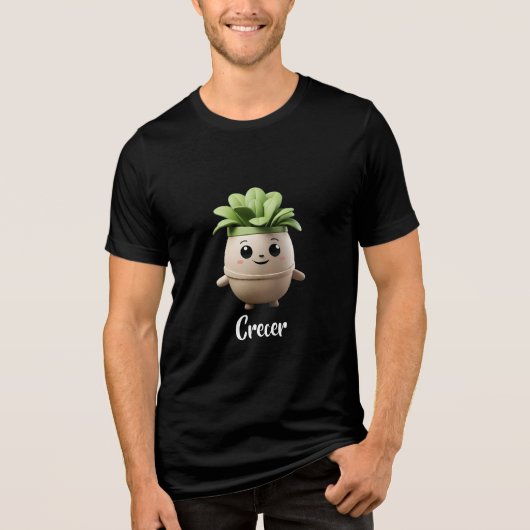 Camiseta Pipo Crecer – Diseño Inspirador トライブレンドＴシャツ (正面)