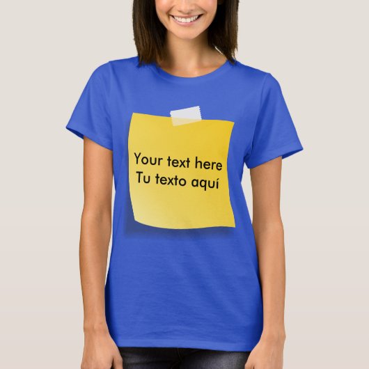 Camiseta post-it tシャツ (正面)