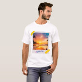 Camiseta Praia Surf Vintage Retrô Tシャツ (正面フル)