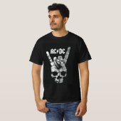 Camiseta preta  AC DC Tシャツ (正面フル)