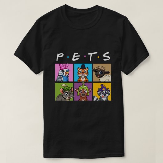 Camiseta PSF | Pets Tシャツ (デザイン正面)