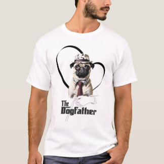 Camiseta Pug - The Dogfather Tシャツ