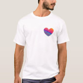 Camiseta Quebra-Cabeça do Meu Coração (Peito) Tシャツ (正面)