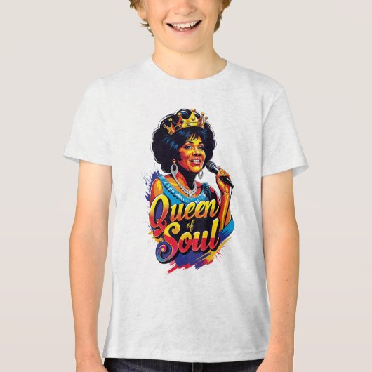 Camiseta Queen of Soul トライブレンドTシャツ (正面)