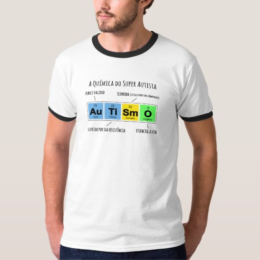 Camiseta Química Autismo Tシャツ (正面)