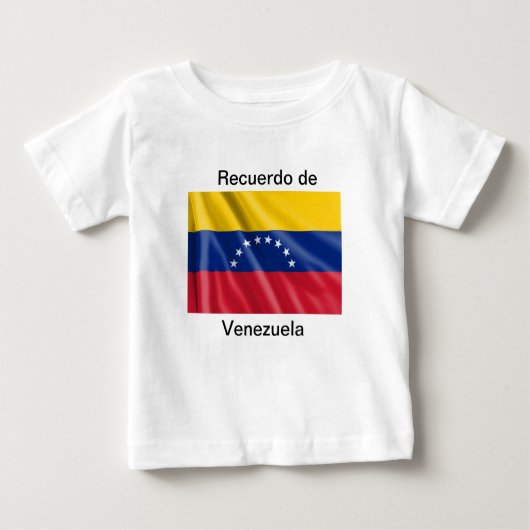Camiseta recuerdo de Venezuela ベビーTシャツ (正面)