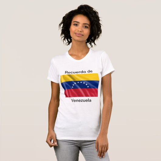 Camiseta recuerdo de Venezuela Tシャツ (正面フル)