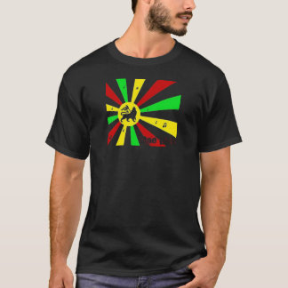 Camiseta reggae estilo bandeira  tシャツ