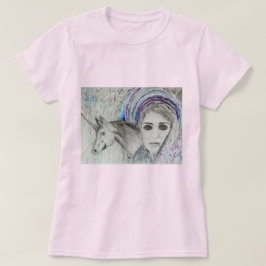 Camiseta Senhora da Magia (desenho autoral) Tシャツ