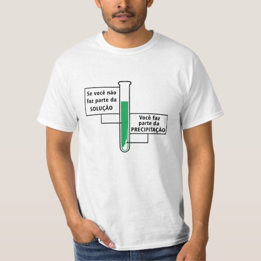 Camiseta Solução ou precipitação Tシャツ (正面)