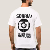 Camiseta Sorria! Tシャツ (裏面)