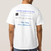 camiseta Star Party (anverso) Tシャツ (裏面)