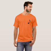 Camiseta (T-shirt) Colcheia Preta Tシャツ (正面フル)
