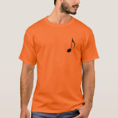 Camiseta (T-shirt) Colcheia Preta Tシャツ (正面)