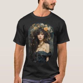 Camiseta (T-shirt) Dama das Flores Tシャツ