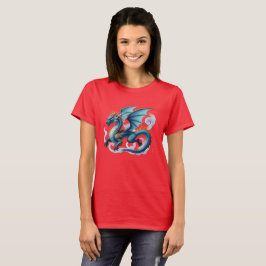 Camiseta (T-shirt) Feminina Aventuras dos Dragões Tシャツ