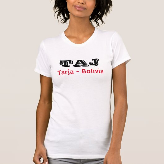 Camiseta Tarija Bolivia Tシャツ (正面)