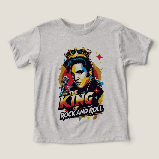 Camiseta  The King of Rock and Roll (デザイン正面)