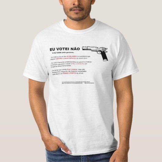 Camiseta TRAIÇÃO diversos modelos Tシャツ (正面)