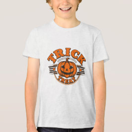 Camiseta "Trick or Treat" de Halloween para Niño トライブレンドＴシャツ