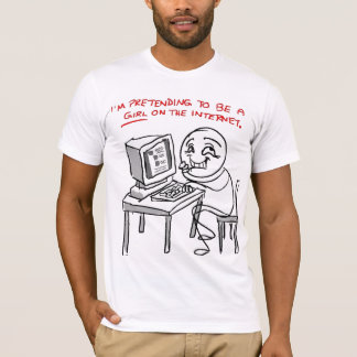 Camiseta Trolling at The Internet Tシャツ