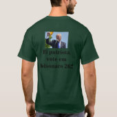 camiseta Trump - With Bolsonaro Brazil Free. Tシャツ (裏面)