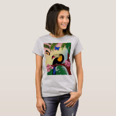 camiseta Tucano tropical e borboletas Tシャツ (正面フル)