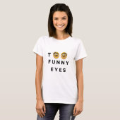 Camiseta Two funny eyes Tシャツ (正面フル)