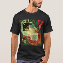 Camiseta unisex diseño arte geométrico original tシャツ
