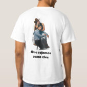 camiseta unissex tシャツ (裏面)