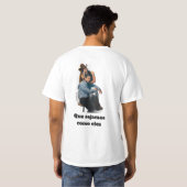 camiseta unissex tシャツ (裏面フル)
