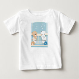 Camiseta Ursinhos Para Bebês ベビーTシャツ