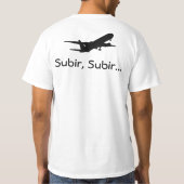 Camiseta Voar, Voar... Subir, Subir... - MaR 2010 Tシャツ (裏面)