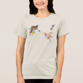 Camiseta Voo do Beija-Flor (desenho autoral) トライブレンドＴシャツ (正面)