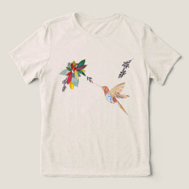 Camiseta Voo do Beija-Flor (desenho autoral) トライブレンドＴシャツ
