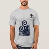 Camiseta Wolf Alpha, Cinza Tシャツ (正面)