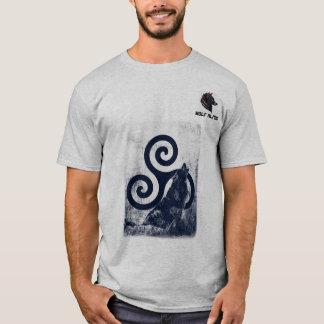 Camiseta Wolf Alpha, Cinza Tシャツ