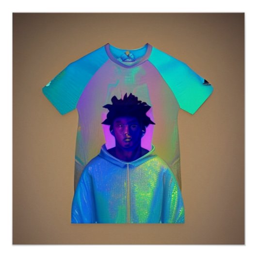 Camiseta y chico ポスター (正面)