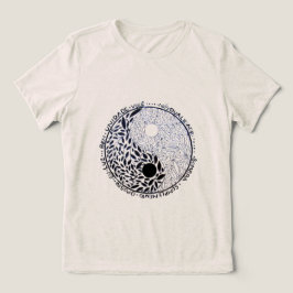 Camiseta Yin Yang Equilíbrio (desenho autoral) トライブレンドＴシャツ