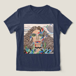 Camiseta Zodíaco Aquário (desenho autoral) トライブレンドＴシャツ