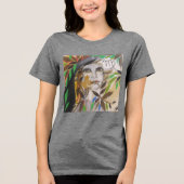 Camiseta Zodíaco Virgem (desenho autoral) トライブレンドＴシャツ (正面)