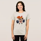 Camisetas Academia - Meninas super poderosas トライブレンドＴシャツ (正面全面)