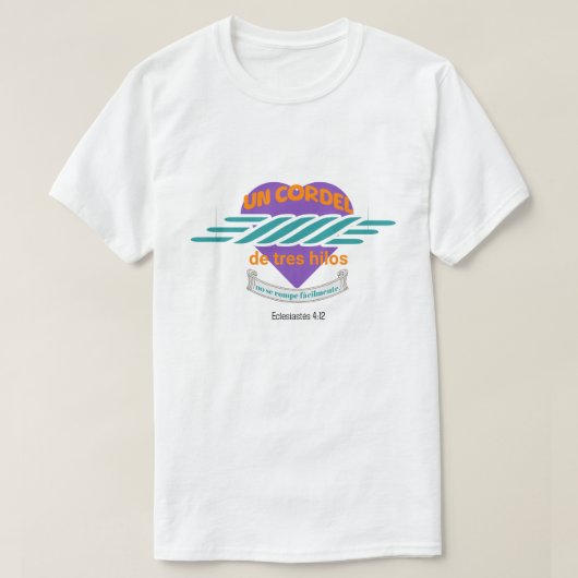 Camisetas bienaventurados, parejas fortalecidas tシャツ (デザイン正面)