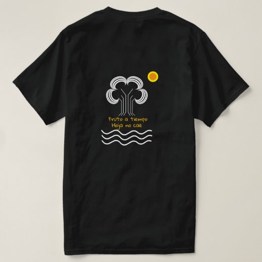 Camisetas con diseño inspirado en el Salmos 1 Tシャツ (デザイン裏面)