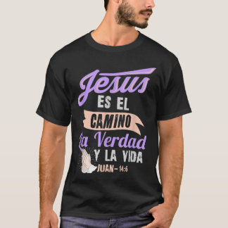 Camisetas Cristianas para mujeres Christian Spanis Tシャツ